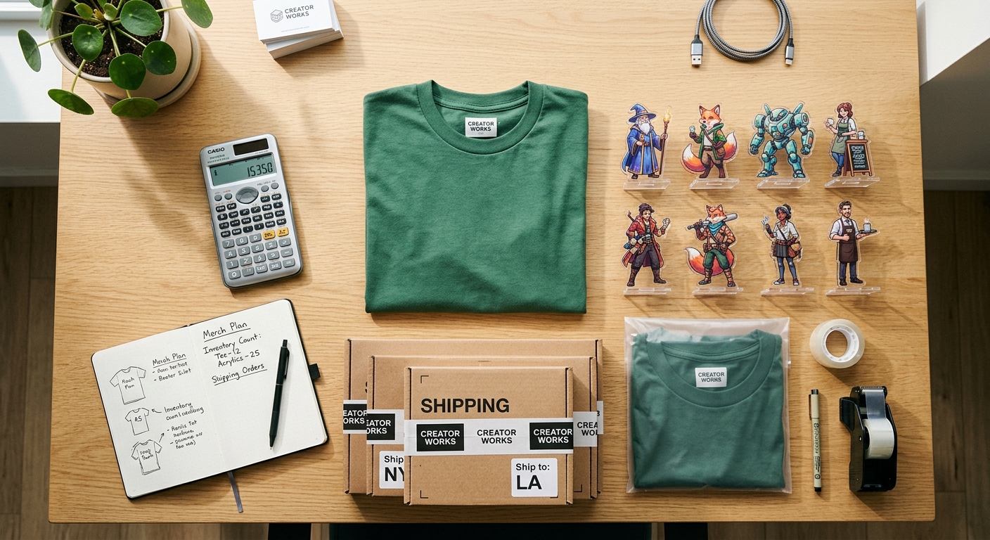 グッズの原価はいくら？Tシャツ・アクスタ別の内訳と値付けの基本